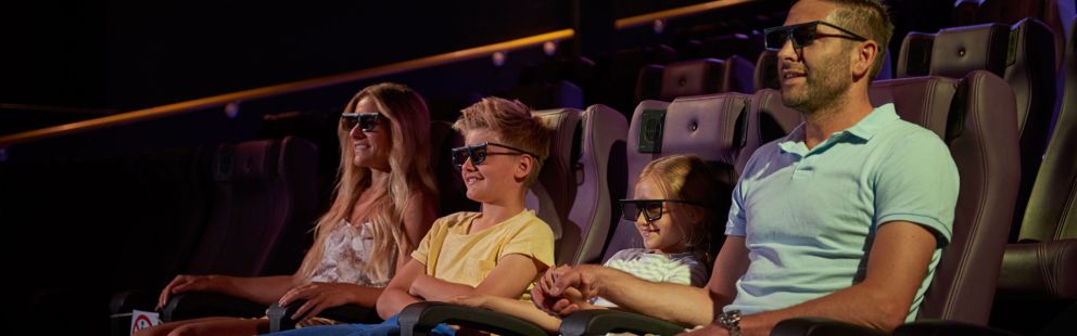 Family in the cinema