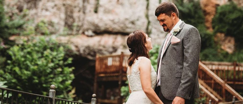 Couple getting married