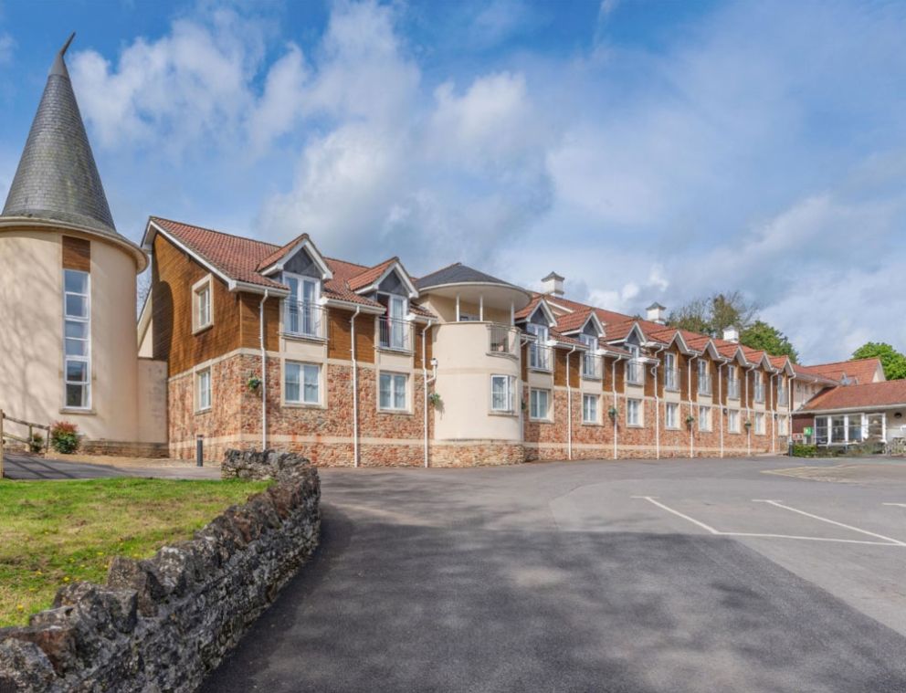 The front of Wookey Hole Hotel
