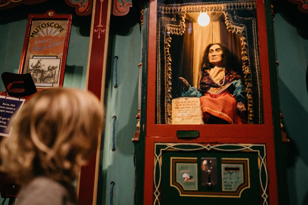 Indoor Activities at Wookey Hole - Vintage Penny Arcades