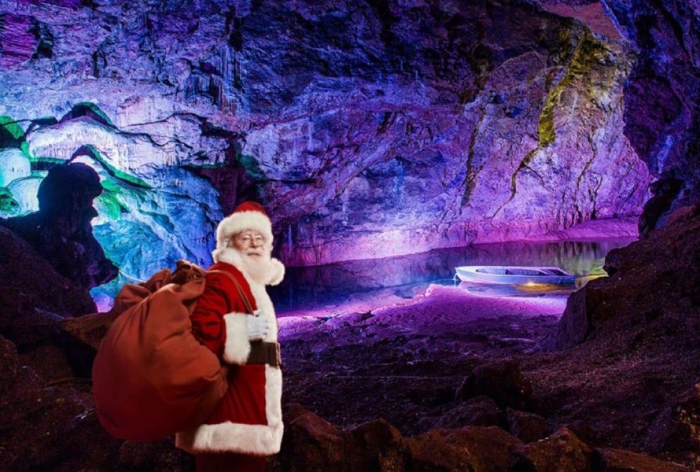 Santa in the Caves