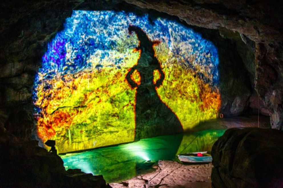 Witch - Cave Projection